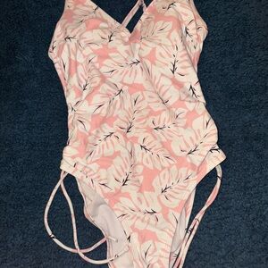 Kenzo Pink and White Swimwear